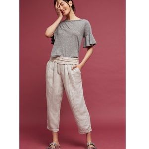 ANTHROPOLOGIE Hei Hei Eventide Crop Pants Size S